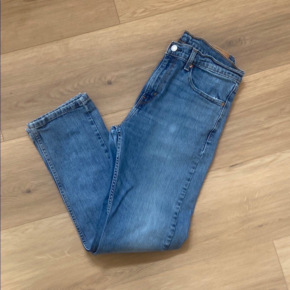 Levi Mens 505 Blue Jeans